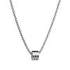 Collar de joyería con cuentas de transferencia para la cintura de hombre pequeño de acero de titanio personalizado de color que no se desvanece Cadena para suéter de cintura de hombre pequeño hip hop gay