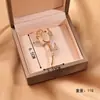 Broche de Moda de Alto Padrão Estilo Coreano com Pedra Olho de Gato Floral Vintage Design de Tulipa, Adequado para Alfinete de Gola de Cardigã e Decoração de Suéter