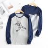 Ropa de otoño para hombres y niños mayores algodón puro fina estudiantes de secundaria una pieza Top ropa interior térmica para mujer venta al por mayor entrega