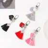 Pingente de chaveiro de borla cor pérola criativa cor de doce valorize você decoração de bolsa de amantes suporte processamento personalização