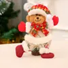 Nuevos Accesorios para Árbol de Navidad, Muñecos de Navidad, Decoraciones Navideñas, Muñecos de Tela Bailarines, Pequeños Adornos Colgantes, Regalos