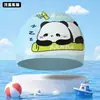 Gorro de Natación de Silicona para Niños Dibujo Animado Lindo Impermeable Antideslizante para Niños y Niñas Gorro de Baño para Bebé Alta Elasticidad y Comodidad