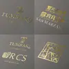 Fabricante de Shenzhen ofrece pegatinas metálicas personalizadas, etiquetas de níquel ultradelgadas y caladas, y pegatinas de logotipo utilizando tecnología de galvanoplastia.