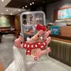 Funda de Teléfono Transparente de Hello Kitty Navideña Adecuada para Apple 17Promax Iphone16 Funda Protectora Femenina