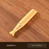Colher de Chá Minimalista Moderna de Liga de Ébano Preto Pá de Chá Loja de Chá Colher Pá de Chá Acessórios para Conjunto de Chá Kung Fu Cerimônia do Chá