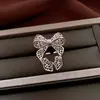Anillo Abierto con Moño Hueco, Estilo de Nicho de Alta Gama, Vibras Minimalistas Geniales, Temperamento Único, Joyería Simple y de Moda para Mujer