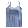 Sutiã Camisola Sem Costura Sutiã Peça Única com Bojo Costas Bonitas Preto Verão Roupa Externa Top Interno Novo Estilo Spice Girl
