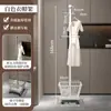 Perchero de pie para ropa y bolsos, perchero móvil para abrigos de dormitorio, perchero de pie de lujo para el hogar en la sala de estar para secar y almacenar ropa