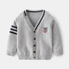 Chaqueta para niño estilo academia coreano casual moderna de un solo botón, talla pequeña y mediana, moda infantil de primavera, cárdigan nuevo de manga larga