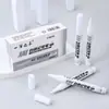 Marcador Blanco Impermeable No Se Cae Cabeza Grande Marcador Marcador de Neumáticos Pincel para Pintura Artística Secado Rápido Gran Capacidad