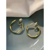Pendientes de Aro Grandes Repelentes de Mosquitos de Gama Alta, Pendientes de Clip sin Agujero, Pendientes Pequeños que Muestran el Rostro Redondo, Estilo de Verano Elegante para Mujer