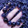 Pulsera de piedra ojo de tigre azul natural en oferta Pulsera de piedra ojo de tigre azul con patrón de rayo de los fabricantes de gemas de cristal Ketang de Guangdong