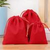 Bolsa nueva de terciopelo de color liso bolsa para joyas bolsa para joyas bolsa para cuentas de Buda Wenwan bolsa de regalo de almacenamiento bolsa con cordón bolsa con cordón de felpa