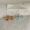 Pendientes Minimalistas de Alta Gama con Flor de Esmalte de Colores para Mujer, Vintage Lujo Ligero Moda Tendencia Versátiles para el Día a Día