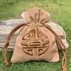 Bolsa de Tela con Cordón Pequeño, Bolsa de Algodón, Bolsa de Regalo de Moda con Fondo pero Sin Lados, Bolsa de Regalo, Bolsa de Tela con Cordón, Bolsa para Joyería