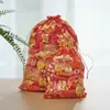 Suministros para Bodas con Estampado Dorado, Bolsas de Malla con Cordón para Empaque de Dulces, Venta al por Mayor desde el Fabricante, Bolsas de Malla Creativas Nuevas