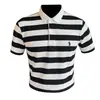 Nueva Camisa Polo de Manga Corta para Hombre Verano 2026, Moderna y Versátil, Camiseta Casual de Manga Corta con Cuello Camisero a Rayas para Venta al por Mayor