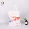 Bolsa de algodão lisa e portátil para atacado, bolsa de lona colorida para publicidade, bolsa de presente para armazenamento, logotipo impresso