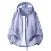 2026 Verano Nueva Chaqueta de Piel para Hombre Corte Holgado Tendencia Protección Solar para Exteriores Ropa Moda Estilo Pareja Chaqueta Fina con Capucha
