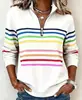 2026 Marca Tendência Cross Americano Retrô Y2K Nova Moda Estampa 3D Manga Longa Camisa POLO Moletom Tendência de Rua
