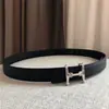 Hebilla de Cinturón de Marca Grande para Mujer, Hebilla Doble Cara de Piel de Ternero, Correa Fina para Cintura Ancho 24MM, Sello de Cintura de Piel de Vaca para Traje Falda, Gama Alta