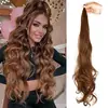 Pelucas europeas y americanas 2026 nuevo modelo cola de caballo varita mágica, extensiones de cola de caballo invisibles naturales realistas de moda, disponibles en stock