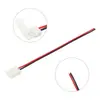 Conector sin soldadura para tira de luces 3528, 8MM, un solo color, una cabeza, tira de luces LED, conector rápido, junta de hebilla sin soldadura