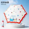 Paraguas Miffy original y lindo, plegable, con un diseño elegante, adecuado tanto para días soleados como lluviosos, proporcionando protección solar y sombra