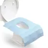Cubierta desechable para asiento de inodoro, no requiere adhesivo, adecuada para viajes y viajes de negocios, impermeable y resistente a la suciedad, almohadilla de papel higiénico para mujeres embarazadas, empaquetada individualmente