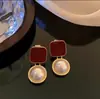 Lote Mixto Pendientes Populares para Mujer, Pendientes de Lujo de Gama Alta, Mismo Estilo de Tiktok, Versión Coreana, Pendientes de Flor de Perla, Nicho y Versátiles