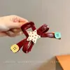 Elegante pinza de garra floral para peinado semi-recogido, nuevo modelo 2026 para mujer, pinza de tiburón de tamaño mediano para la parte trasera de la cabeza, accesorio para el cabello