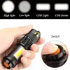 Al por mayor de fábrica transfronterizo zoom mini linterna sk68 linterna portátil lámpara con clip para bolígrafo