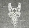 Bordado de encaje soluble en agua DIY cuello ribete de encaje hueco cuello falso decoración de suéter cuello versátil parche de cuello trasero