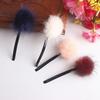 Accesorios para el cabello Bola de pelo de visón coreano Pin de una palabra Pin lateral más vendido Pasador lindo Peluche lindo japonés y coreano