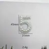 Acessórios Adesivos de Strass com Letras, Números e Pérolas Transfronteiriços Tecido de Strass e Pérola Cola Autoadesiva Decoração de Roupas DIY Original