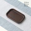 Bandeja de Bambú Estilo Chino Bandeja de Té Bandeja para Té Oscuro Juego de Vino para el Hogar Bandeja para Juego de Té Taza Redonda Rectangular Hotel Bambú