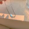 Pulseira da sorte de temperamento simples estilo coreano para meninas, estilo frio, pulseira de casal, design de nicho, joias de mão por atacado