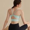 Sutiã esportivo feminino Pilates Yoga Beleza Costas Yoga Roupa íntima esportiva Respirável Corrida à prova de choque Colete de roupas de ginástica feminino