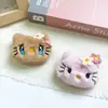 Accesorios de Broche de Peluche de Dibujos Animados Gato KT Colgante hellokitty Gato Flor Accesorios para Ropa Bolsa Zapatos y Calcetines