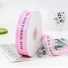 Cinta de organza impresa Dexin en stock, de 2.2 cm de ancho, para hornear pasteles de feliz cumpleaños, cinta impresa al por mayor