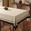 Mantel Rectangular Estilo Vintage, Resistente a Manchas y Fácil de Cuidar, Adecuado para Uso en el Hogar, Realza el Ambiente en la Sala de Estar, Cubierta para Mesa de Café, Cubierta Protectora para Superficie de Mesa