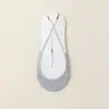 Calcetines para Zapatos de Tacón para Mujer, Calcetines de Algodón Finos de Verano de Corte Bajo para Media Planta, Calcetines con Correa Invisible, Calcetines Cortos sin Talón para Mujer