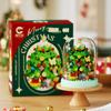 Compatible con Caja de Música Árbol de Navidad Lego Ensamblaje Juguetes de Bloques de Construcción Altos para Niños Decoración de Papá Noel Regalos Venta al por Mayor