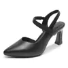 Comercio Exterior Sandalias Baotou para Mujer 2025 Nuevo Verano Ropa Exterior Moda Talla Pequeña 34 Zapatos de Mujer Sandalias de Tacón Alto Versátiles para Verano