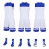 Nuevo traje de uniforme de baloncesto para niños adultos uniforme de equipo deportivo de entrenamiento para juego impreso DIY uniforme de baloncesto sin mangas al por mayor