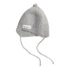Gorros Infantiles Otoño e Invierno Moda Tendencia Lindos Gorros de Punto para Proteger las Orejas para Niños y Niñas Elegantes Cálidos Gorros de Lana con Chupete Tendencia