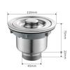 Desagüe de piscina de acero inoxidable, fregadero de cerámica para lavandería, fregadero de mármol, plato de drenaje, lavabo de agua