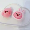 Muñeco de Peluche de Dibujos Animados Castor Muñeco Pequeño Broche Estudiante Mochila Escolar Colgante Accesorios Orejas de Conejo Castor Accesorios DIY