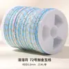 Hejiajin No. 72 Hilo de Jade Hilo Teñido Materiales Hechos a Mano DIY para Pulseras, Cordones Tejidos, Collares con Colgante y Cordones Trenzados