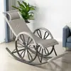 Sillón mecedor reclinable silla para persona perezosa siesta sala de estar balcón reclinable persona perezosa puede reclinarse puede dormir silla de ocio silla mecedora para ancianos
